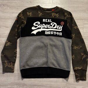 SuperDry Camo Sweater - Medium
